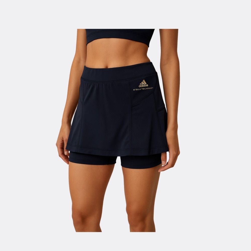 Adidas by Stella McCartney Women's Skort Navy Blue Size 36 Tennis Running Skirt